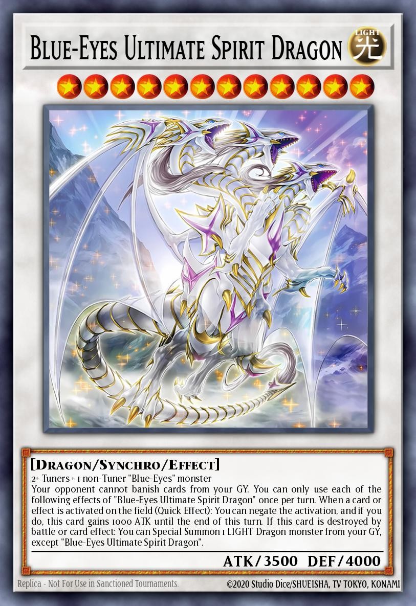 Dragon Esprit Ultime aux Yeux Bleus
