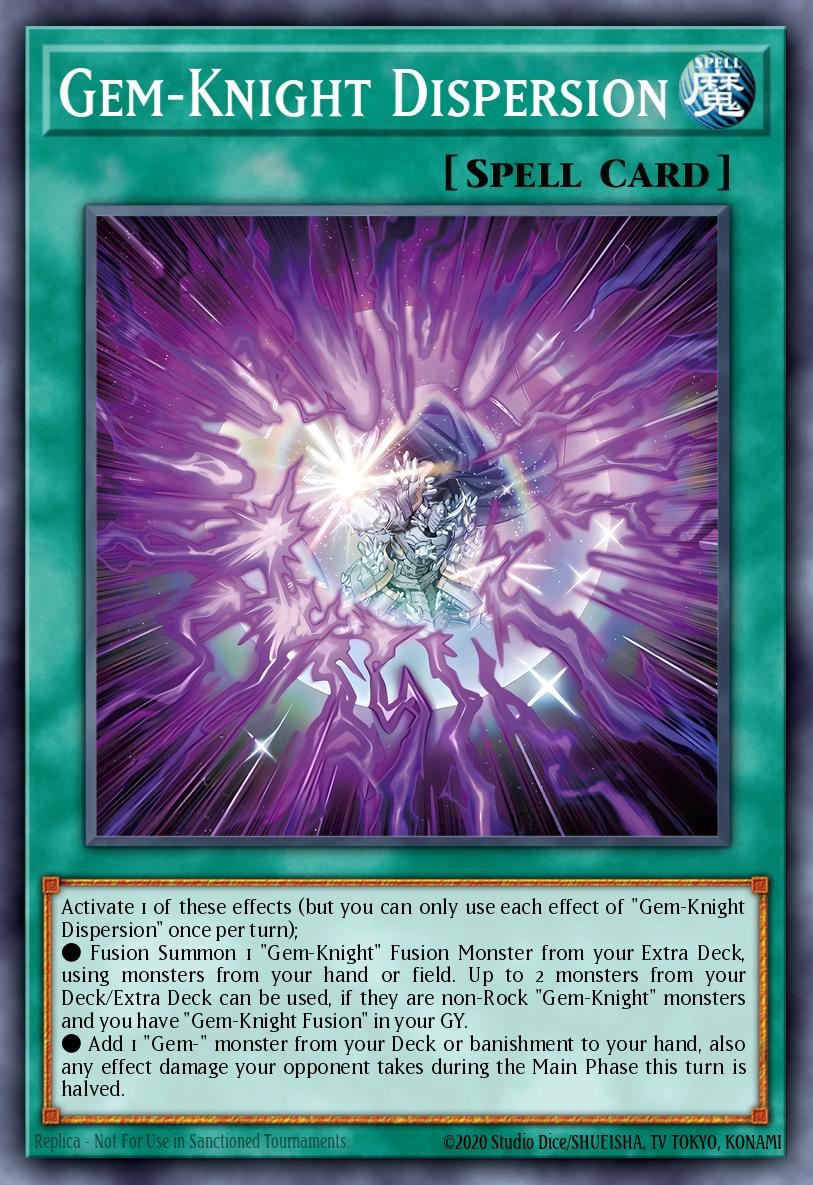 Gem-Knight Dispersion