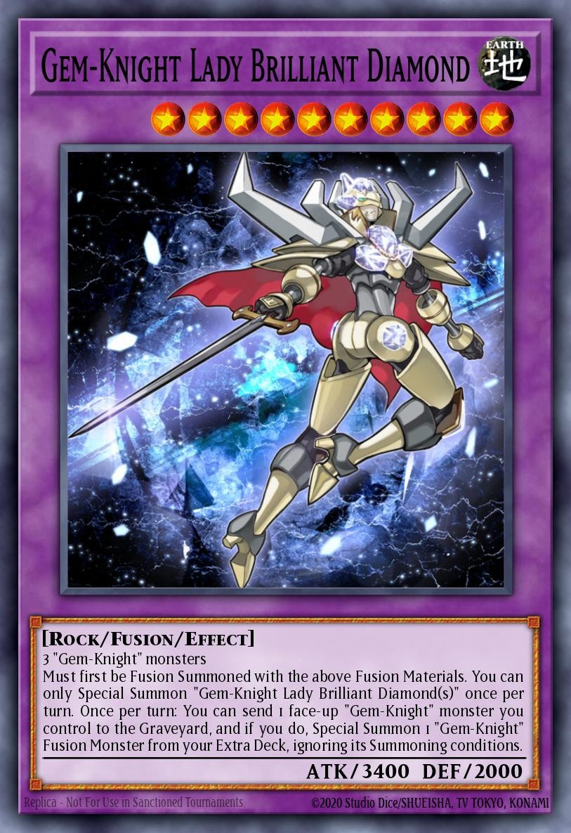 Diamant Brillant, Dame Chevalier-Gemmes