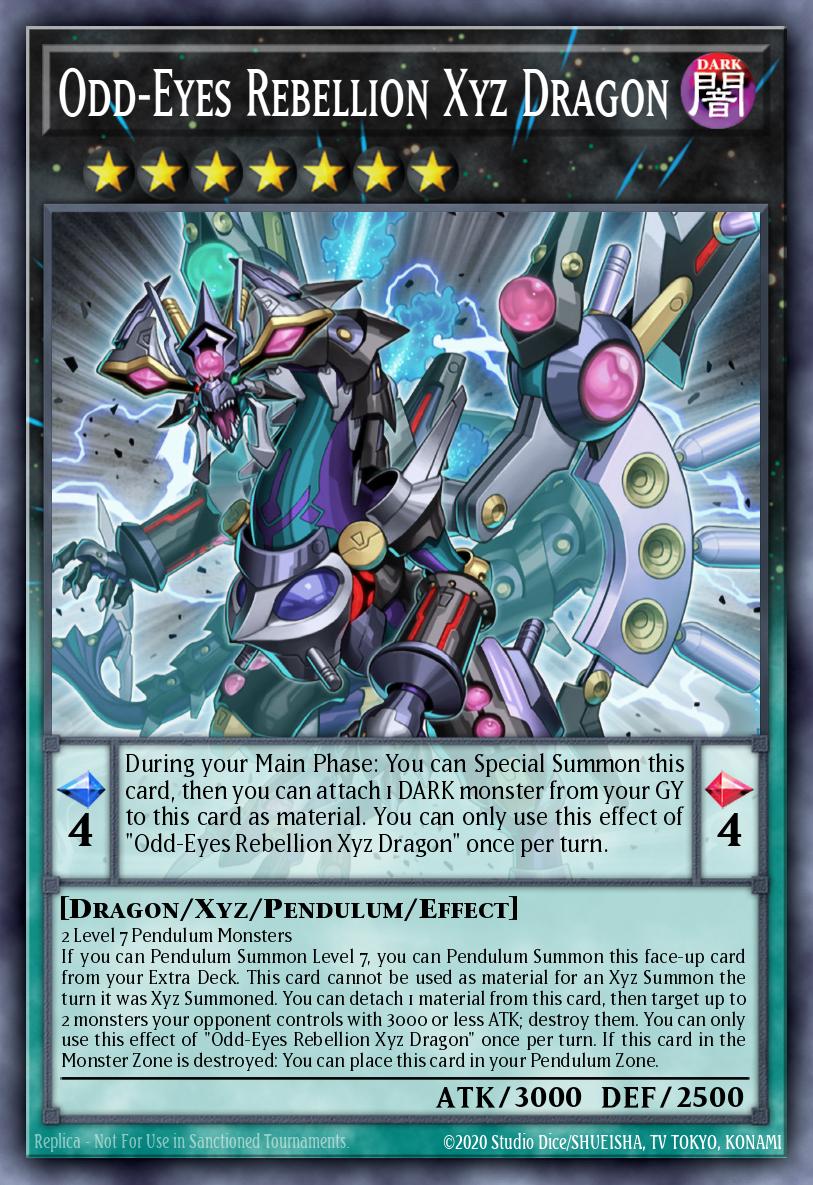 Dragon Xyz de la Rébellion aux Yeux Impairs