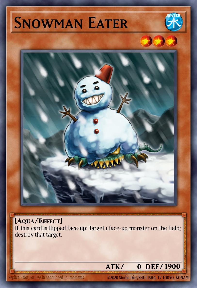 Bonhomme de Neige Carnivore