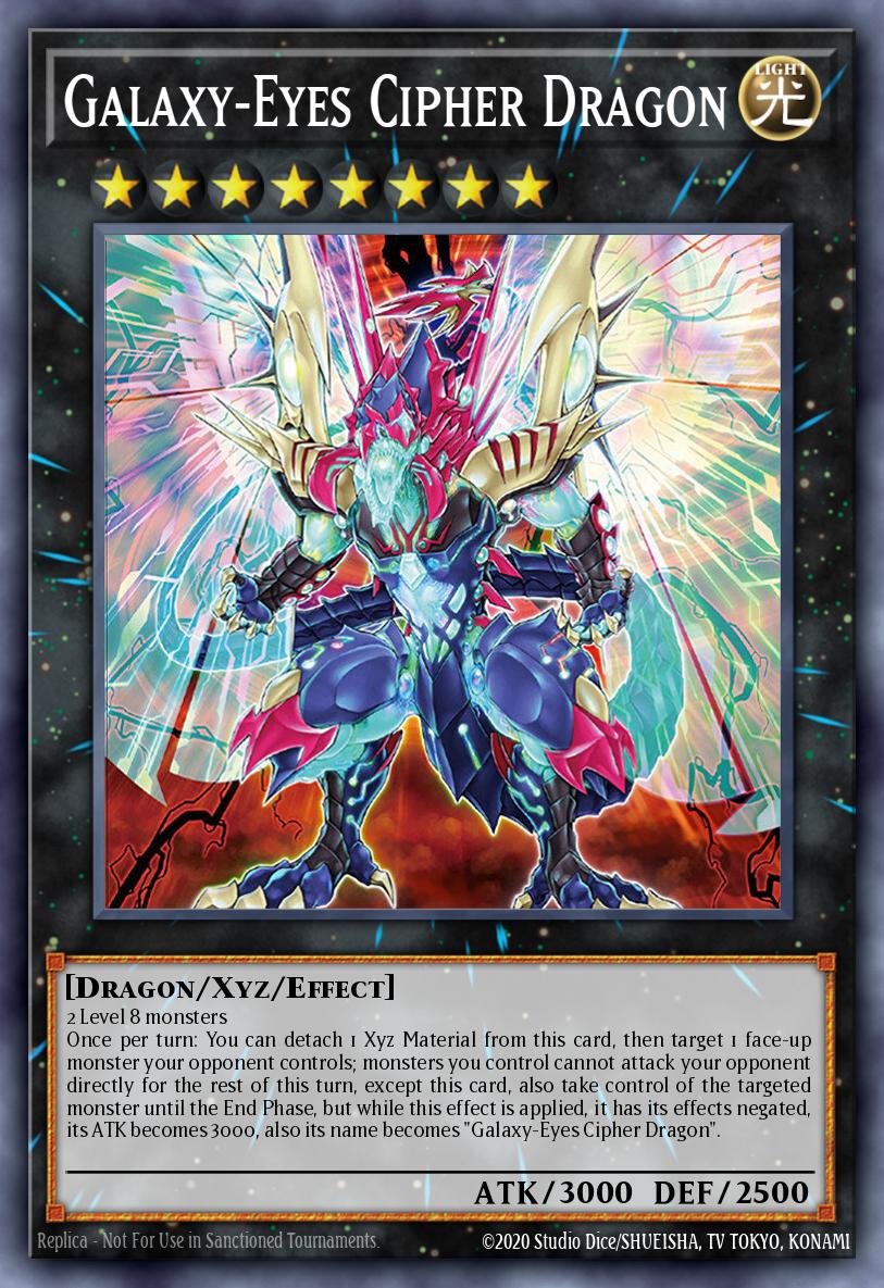 Dragon Cipher aux Yeux Galactiques