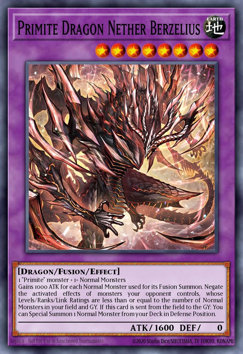 Dragon Berzelius Néthérique Primite