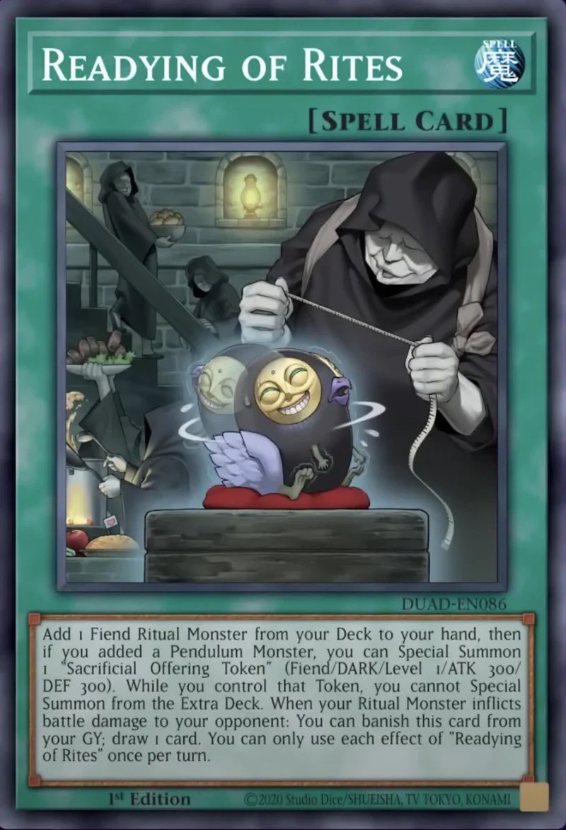 Préparatifs des Rites