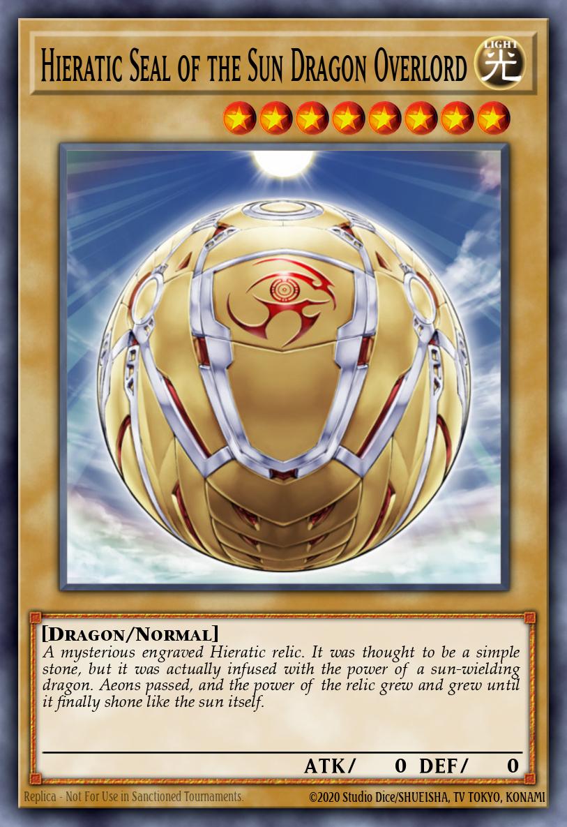 Sceau Hiératique du Seigneur Dragon Soleil