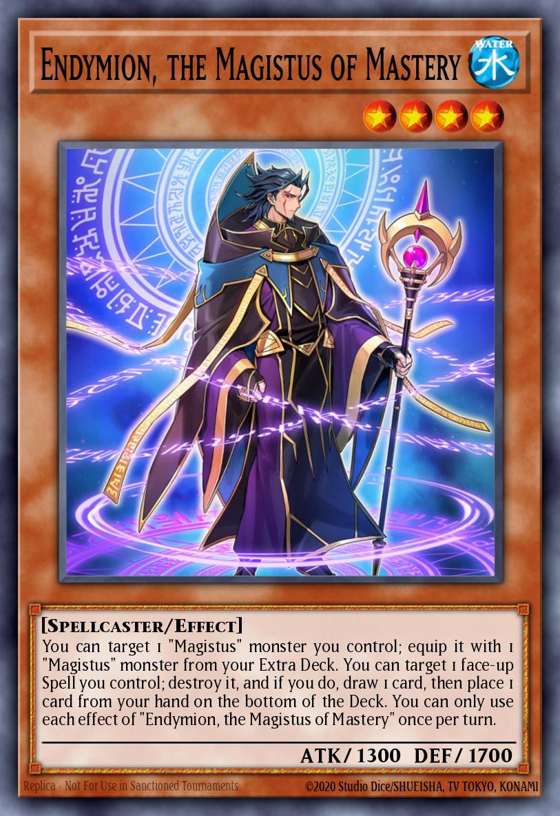 Endymion, Magistus de la Maîtrise