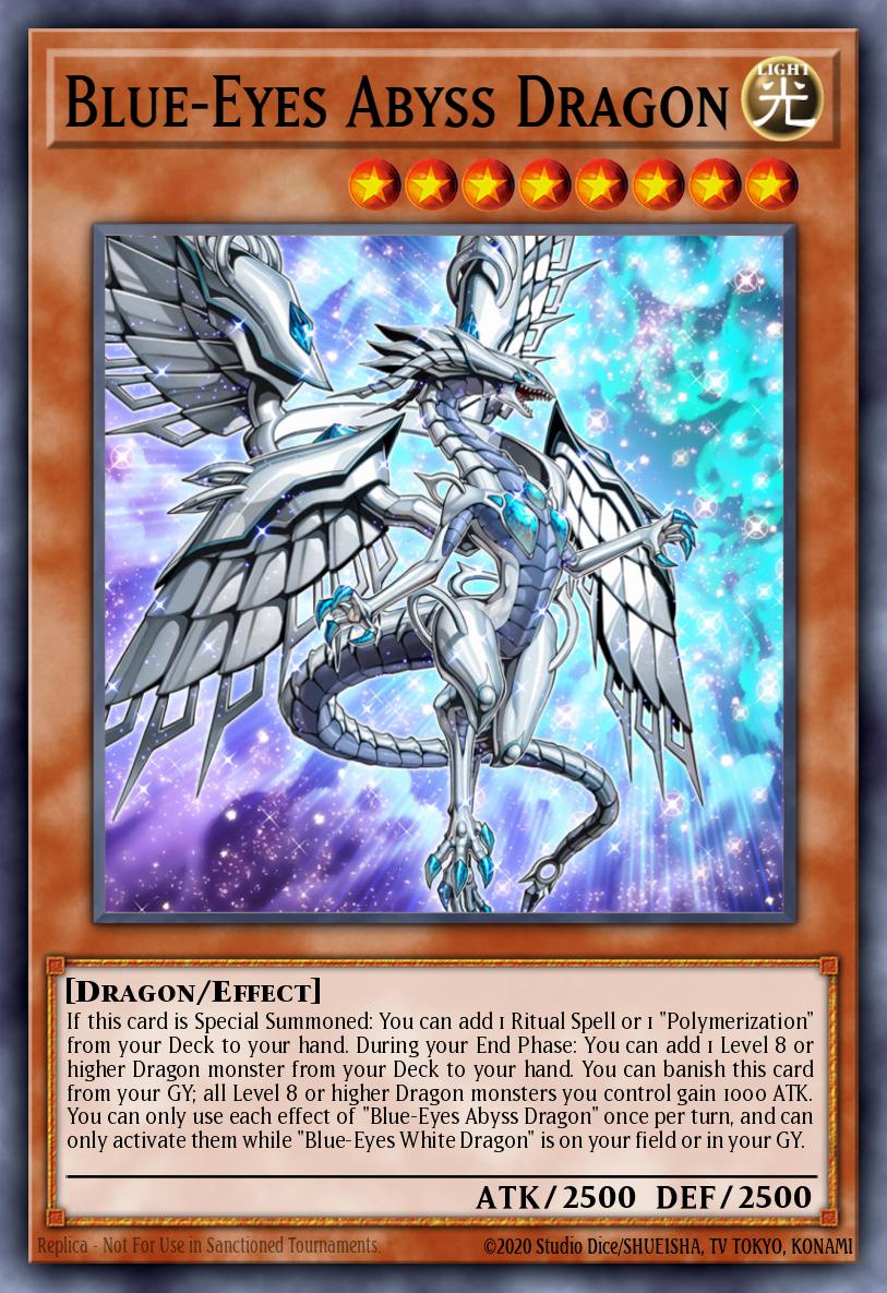 Dragon des Abysses aux Yeux Bleus