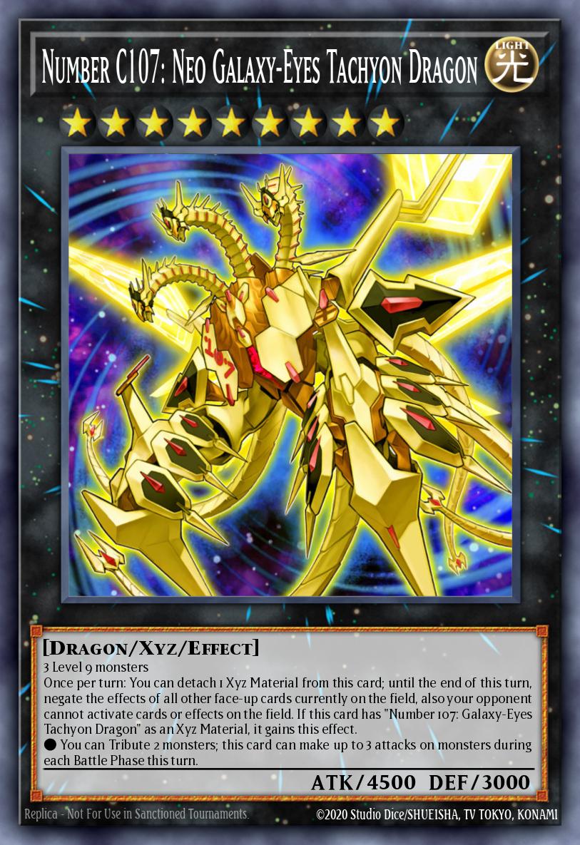 Numéro C107 : Néo Dragon Tachyon aux Yeux Galactiques