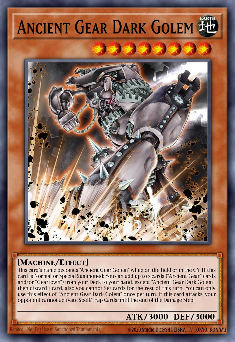 Golem des Ténèbres Rouages Ancients