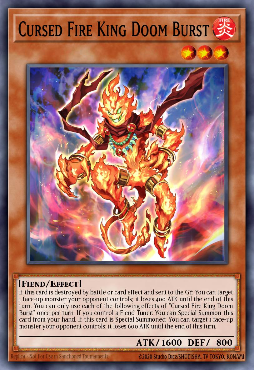 Le Roi du Feu Maudit Burst Cursed