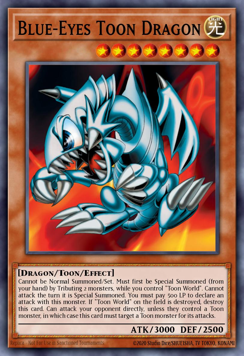 Dragon Toon aux Yeux Bleus