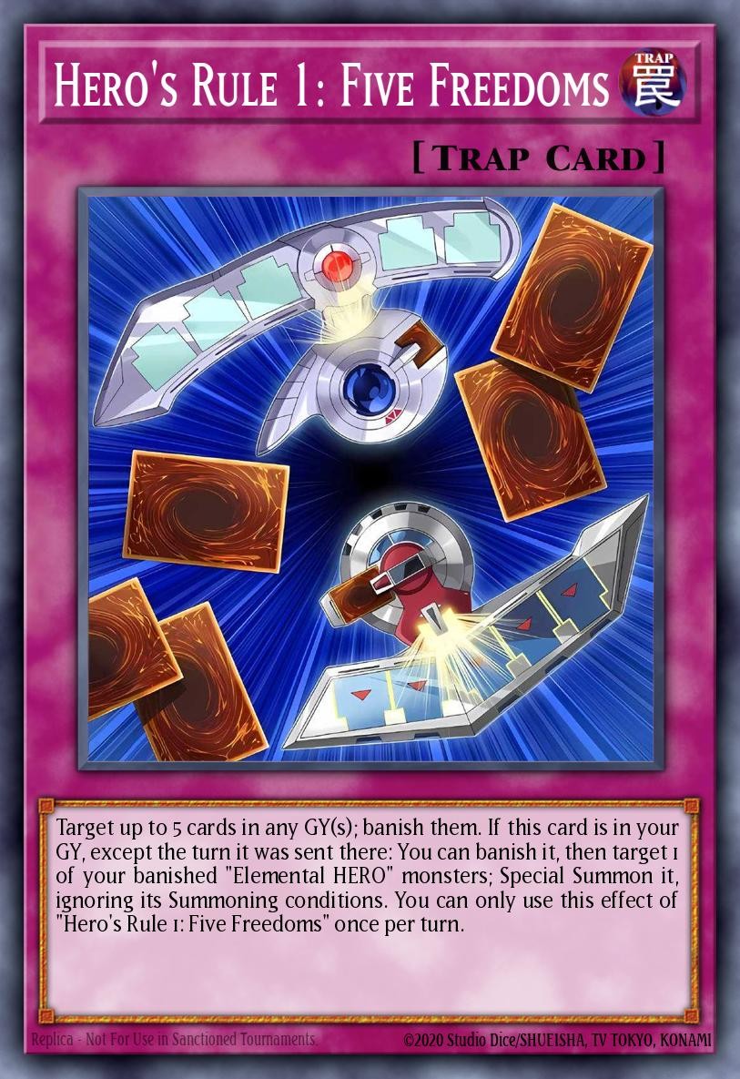 Règle des Héros 1 : Cinq Libérations