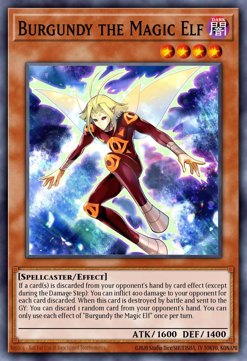 Burgundy l'Elfe Magique