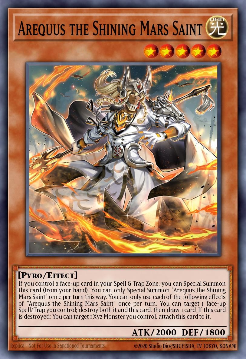 Arequus le Saint Éclatant de Mars