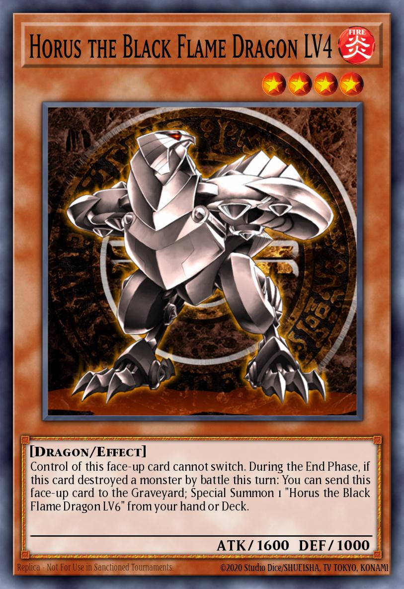 Horus Dragon de la Flamme Noire LV4